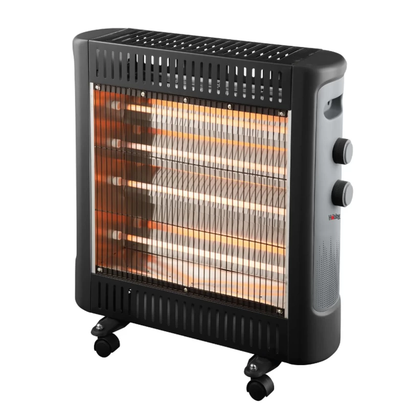 Hobby HQH-81103 Σόμπα Χαλαζία 2400W Μαύρη/Γκρι (810103)