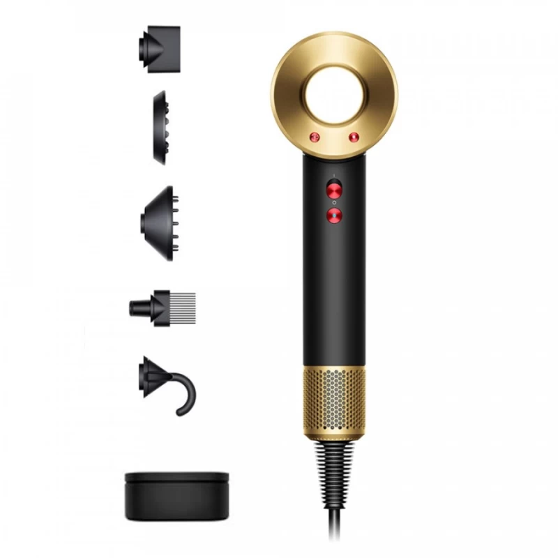 DYSON HD07 Supersonic Onyx/Gold (Gift Pack) Σεσουάρ Mαλλιών 534017-01(87357)