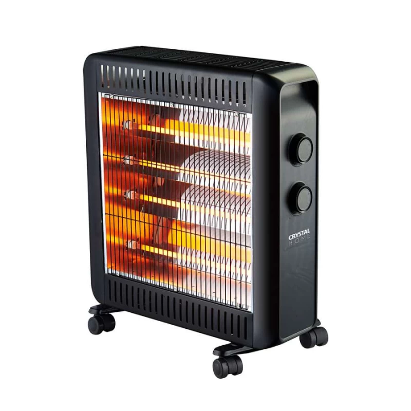 Crystal Home Heat Comfort 2200W Μαύρος Θερμαστρα Χαλαζια (17800)