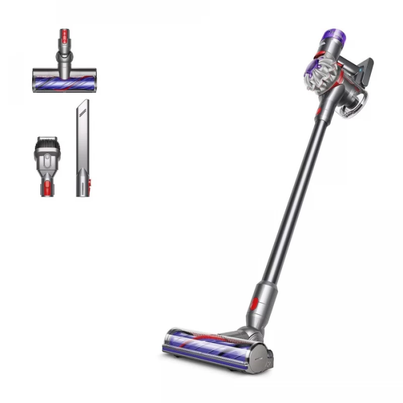 DYSON V8 Advanced Silver/Silver/Nickel Επαναφορτιζόμενη Σκούπα Stick 492636-01 (87012)
