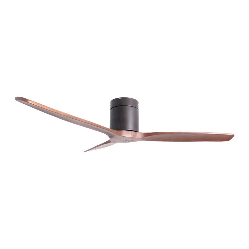 Primo PRCF-80665 52'' 132εκ Μαύρος με 3 ξύλινα πτερύγια και τηλεχειρισμό Ανεμιστήρας Οροφής (800665)
