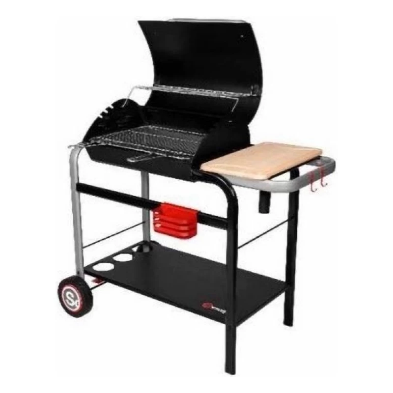 Somagic Vulcano 2600 Turbomagic Μαντεμένια σε Τρόλεϊ  Ψησταριά Κάρβουνου (3771130)