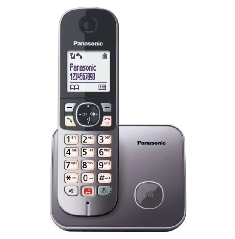Panasonic KX-TG6851GRM Γκρί Ασύρματο Τηλέφωνο