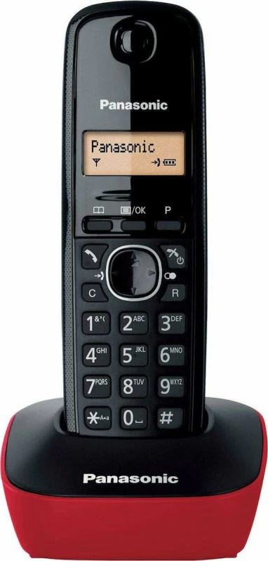 Panasonic KX-TG1611GRR Κόκκινο Τηλέφωνο