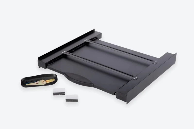 Roller 00718 Prime Black Βάση Σύνδεσης Πλυντηρίου – Στεγνωτηρίου με Συρτάρι