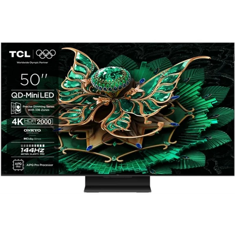 TCL 50C7K 50'' UHD 4K QD-Mini LED Smart TV Τηλεόραση
