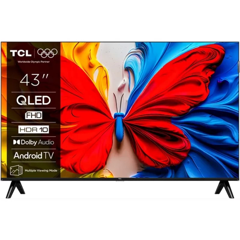 TCL 43S5K 43'' UHD 4K QLED Smart TV Τηλεόραση