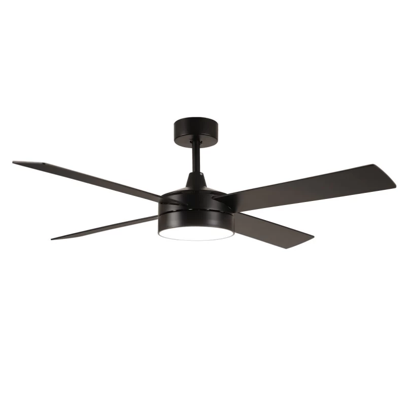 Estia Zephyrus 132cm με αντιστρέψιμα πτερύγια μαύρο/γκρί ανεμισττήρας οροφής (06-21214)