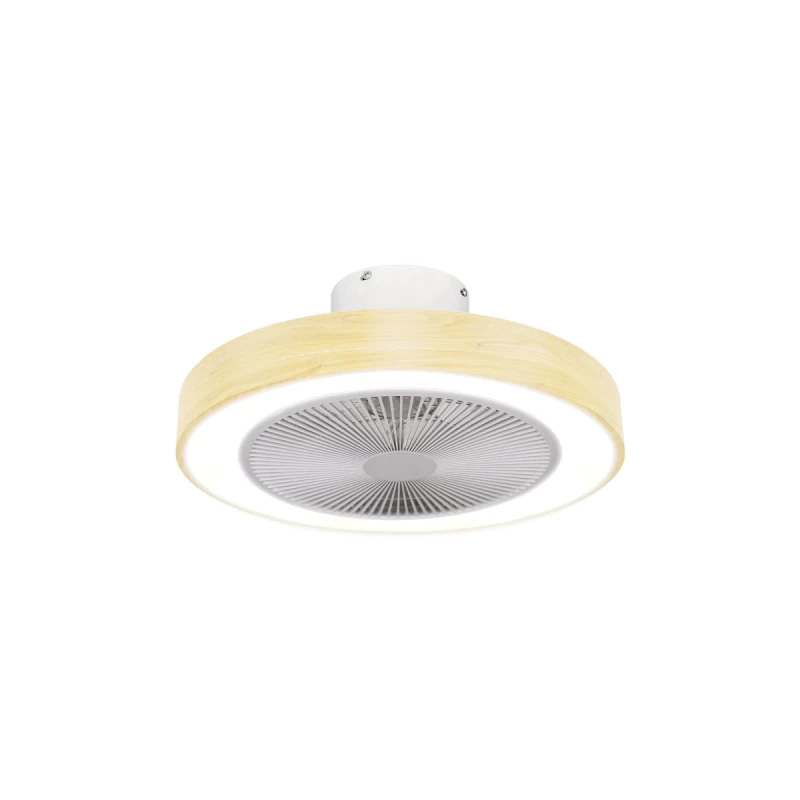 Estia Halo Flow 50cm με CCT Led Φωτισμο 45W και Τηλεχειρισμό Οψη Ξύλου ανεμιστήρας οροφής ( 06-30179)