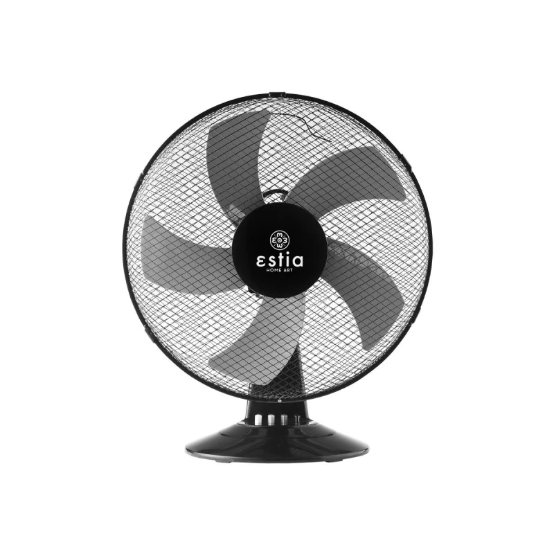 Estia AeroPulse 40cm 40W Μαύρος Ανεμιστήρας Επιτραπέζιος (06-21603)