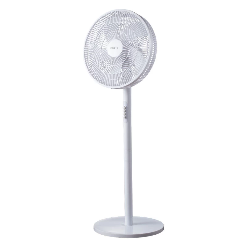 Estia AuraFlow 40cm 50W Λευκός Ανεμιστήρας ορθοστάτης (06-30643)