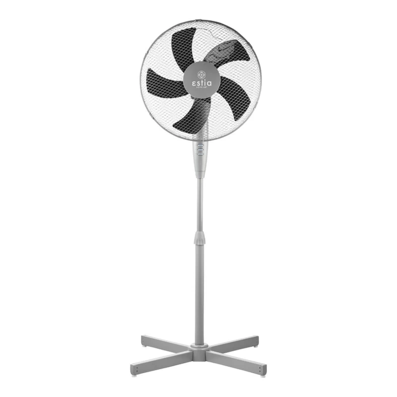 Estia AeroPulse 40cm 50W Γκρί Ανεμιστήρας ορθοστάτης (06-21498)