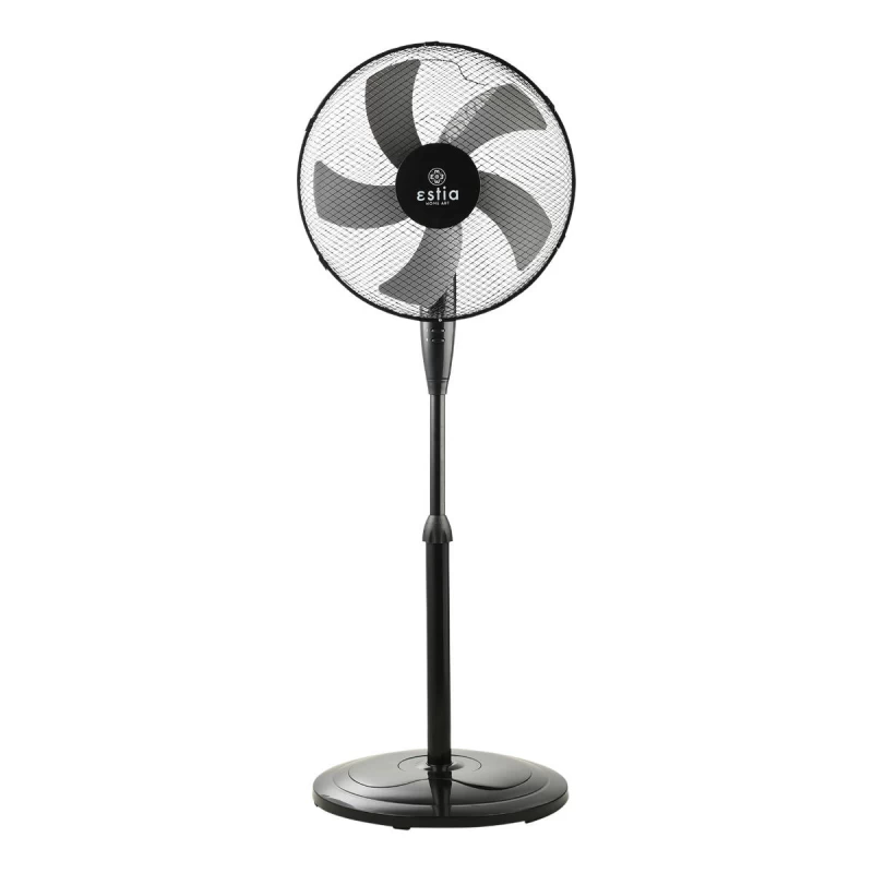 Estia AeroPulse 40cm 50W Στρόγγυλη βάση Μαύρος Ανεμιστήρας ορθοστάτης (06-21504)