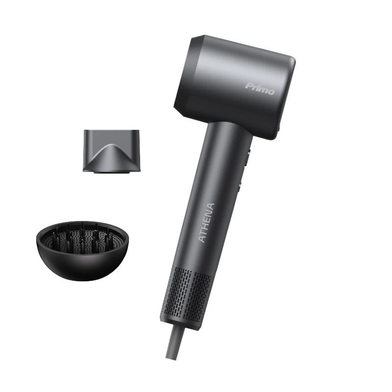 Primo PRHD-40503 1600W BLDC με λειτουργία ιονισμού Ανθρακί Σεσουάρ (400503)