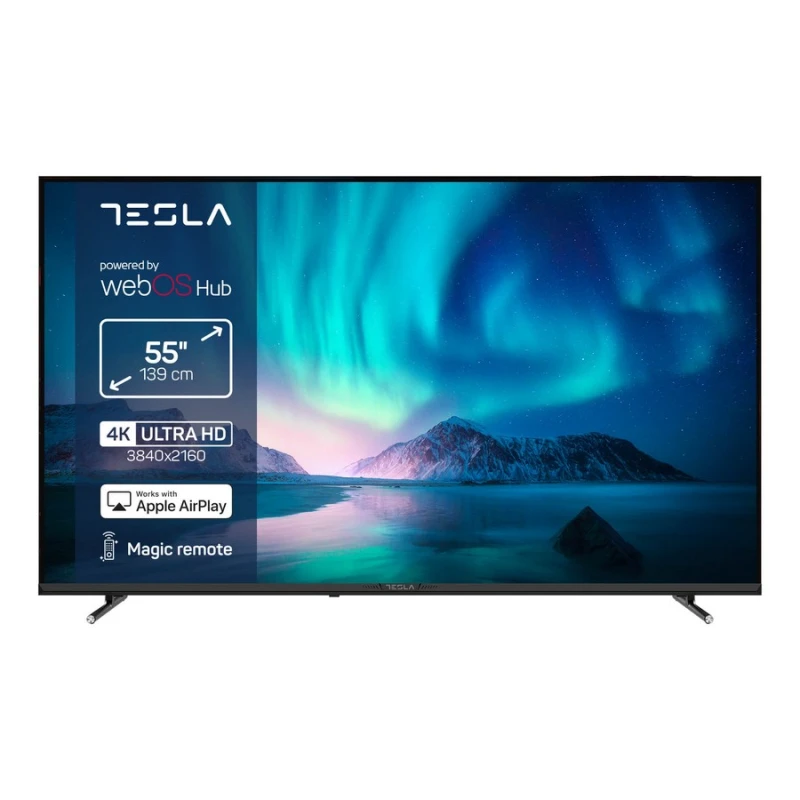 Tesla 55E645BUW 55'' UHD 4K Smart TV Τηλεόραση
