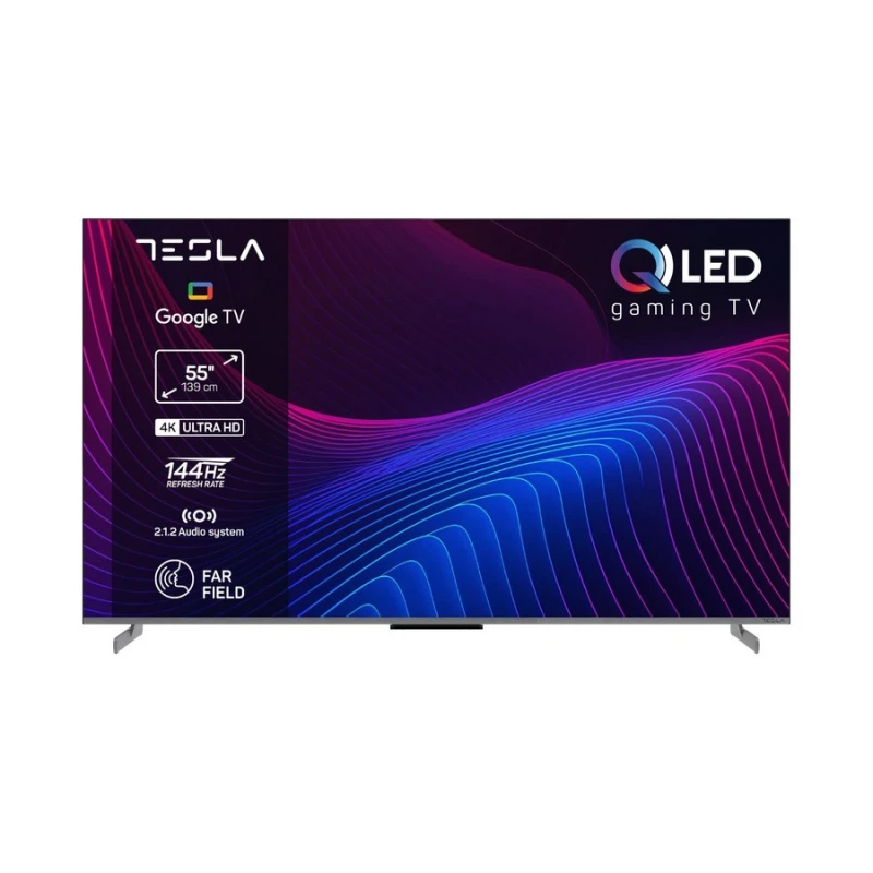 Tesla G55S949GUS 55'' UHD 4K QLED Smart Google TV Τηλεόραση