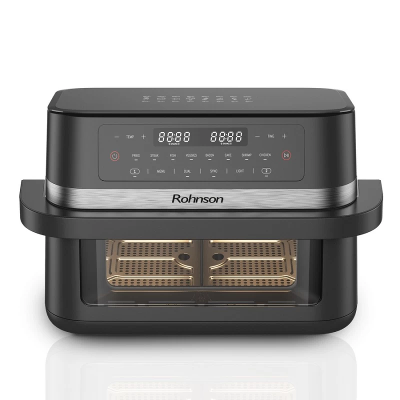 Rohnson R-2881 Single or Dual Cook Air Fryer Φριτέζα Αέρος