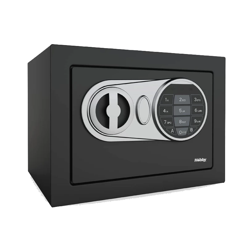 Hobby HSB-50072 Μαύρο Χρηματοκιβώτιο Ηλεκτρονικό 17X23X17εκ. (500072)