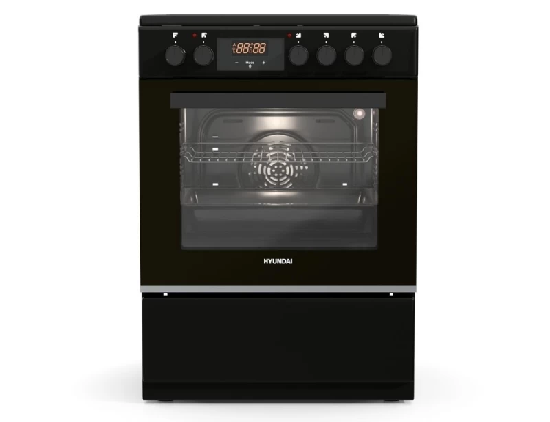 Hyundai HCVC25V-7261V/BL Κεραμική Κουζίνα