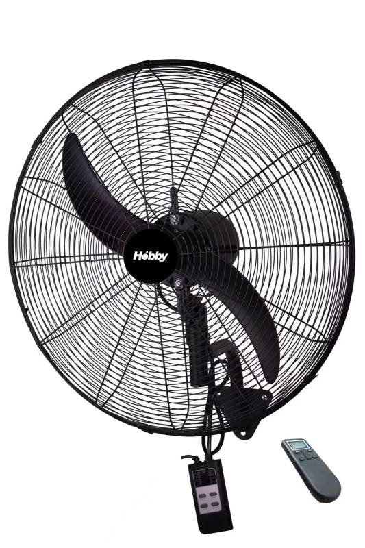 Hοbby HWF-80611 Ανεμιστήρας Τοίχου 65εκ. Με Τηλεχειριστήριο Βιομηχανικός (800611)