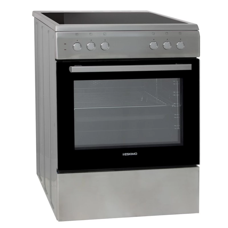 Eskimo ES VC4031INX Κεραμική Κουζίνα