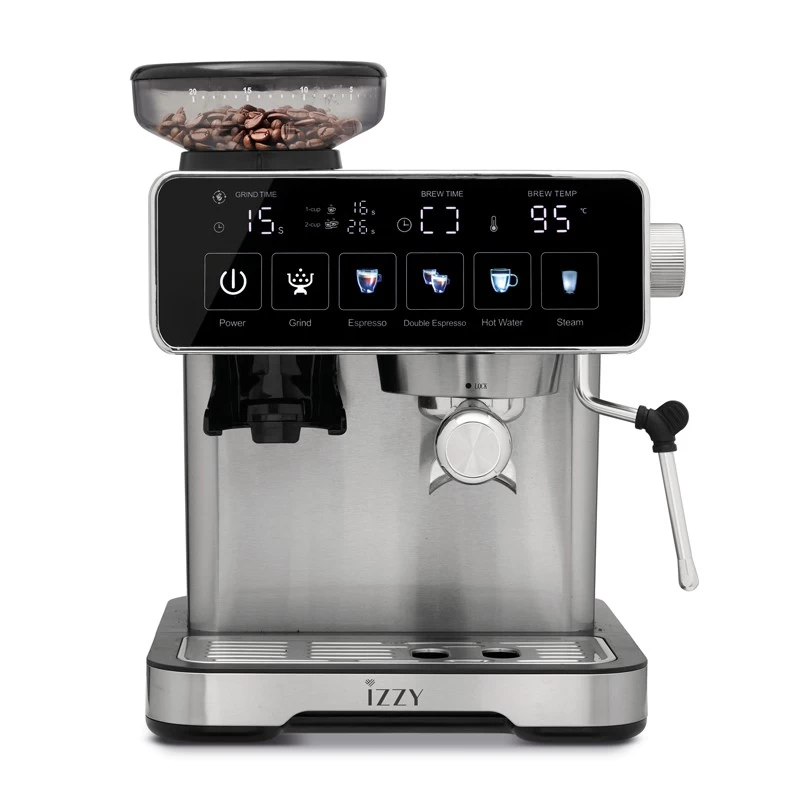 Izzy IZ-6026 Home Barista Ημιαυτόματη Καφετιέρα Espresso (225067) 