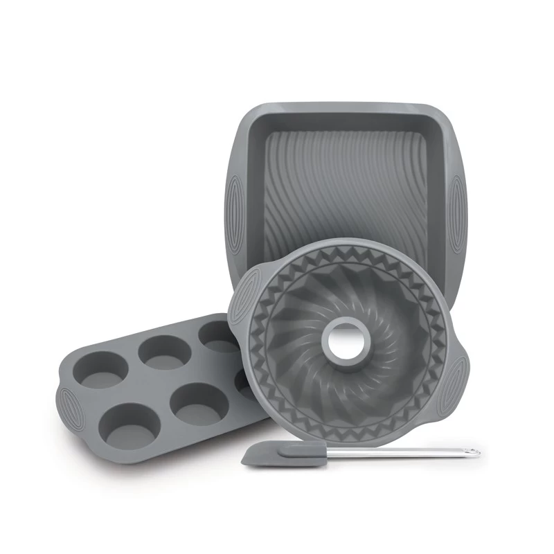 Izzy IZ-8263 Σετ Σκεύη Μαγειρικής & Ζαχαροπλαστικής από Σιλικόνη 4τμχ (224725)