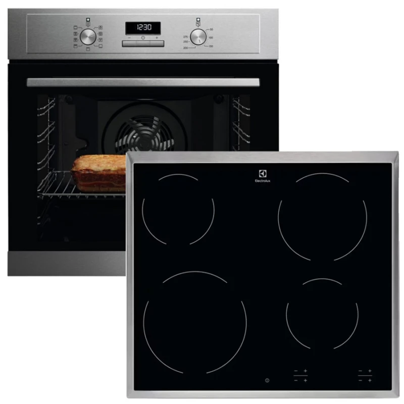ELECTROLUX EOF3H40X+EHF16240XK Σετ Φούρνος/Εστία