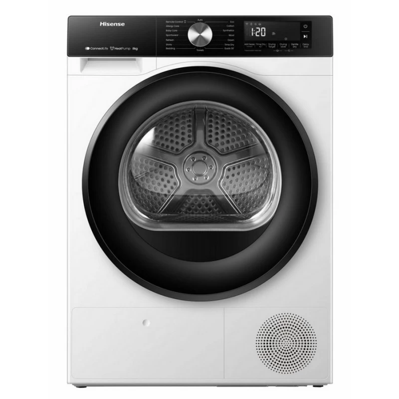 Hisense DH3S802BW2 Στεγνωτήριο Ρούχων 8kg