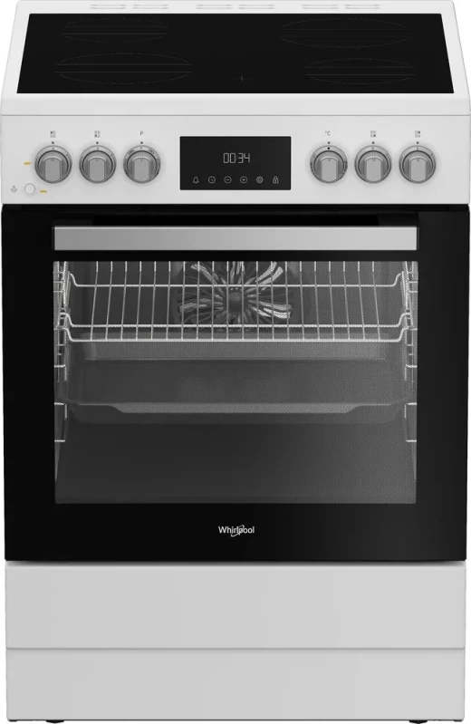 Whirlpool W6V8LCSW Κεραμική Κουζίνα