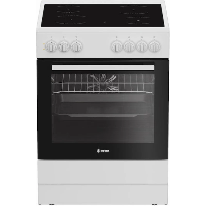 Indesit I6V5PMW Κεραμική Κουζίνα