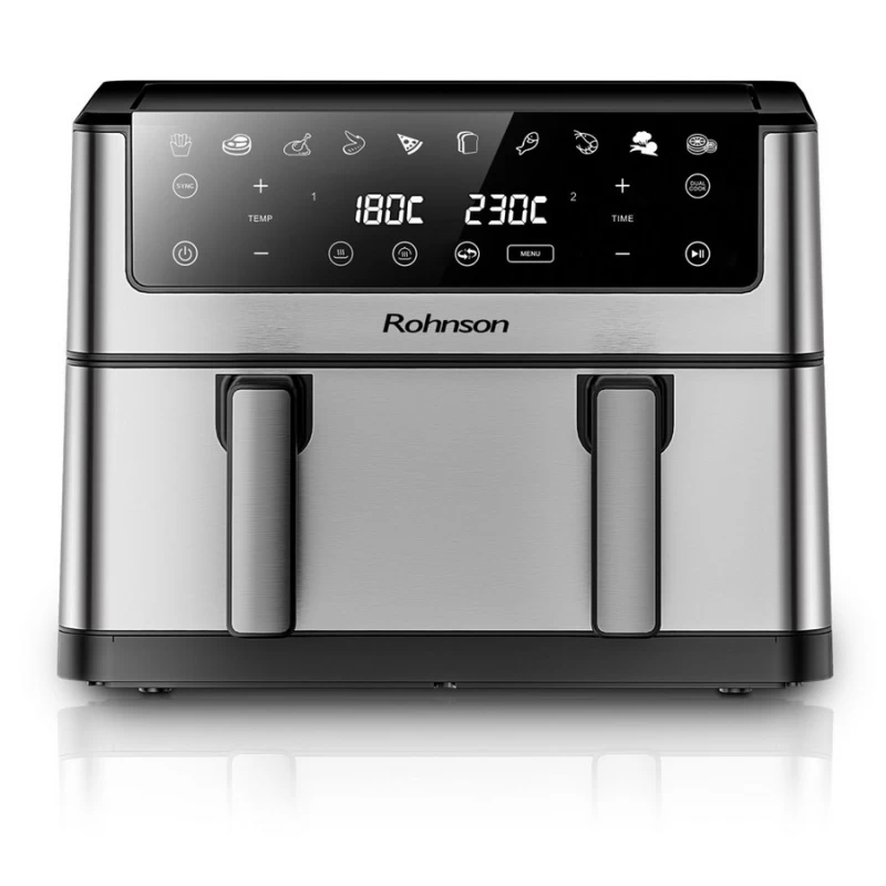 Rohnson R-28010 Single or Dual Cook Air Fryer Φριτέζα Αέρος