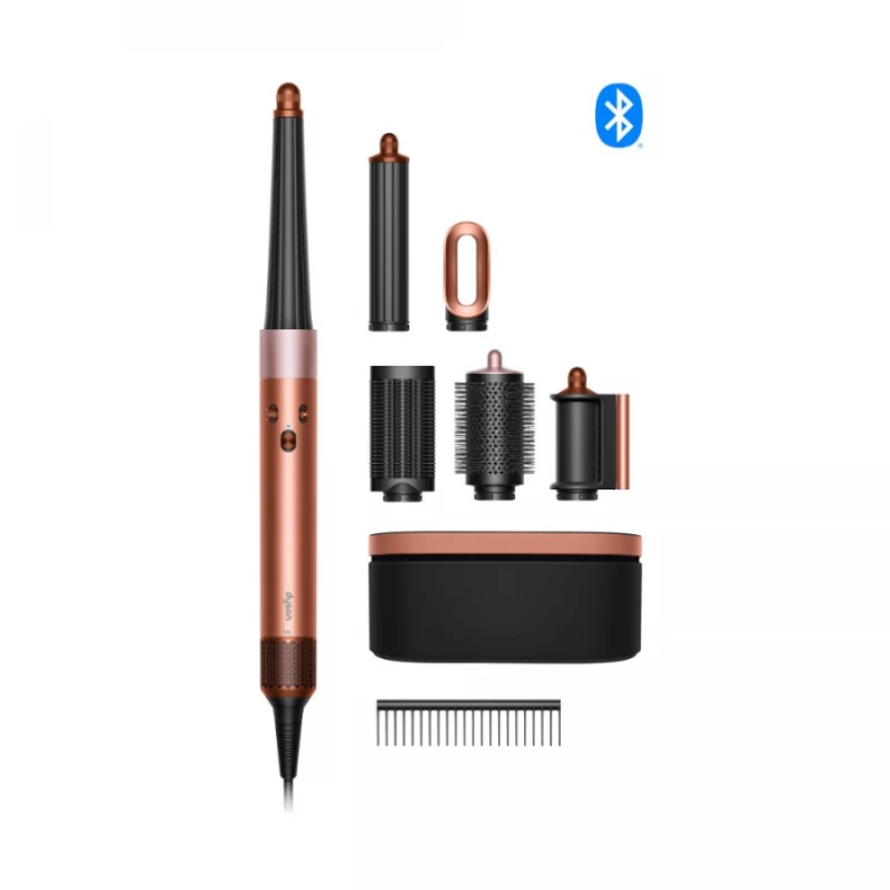 DYSON HS08 Airwrap i.d. Straight+Wavy Amber Silk/Pink Champagne (Gift Pack) 123682-01 (87375)