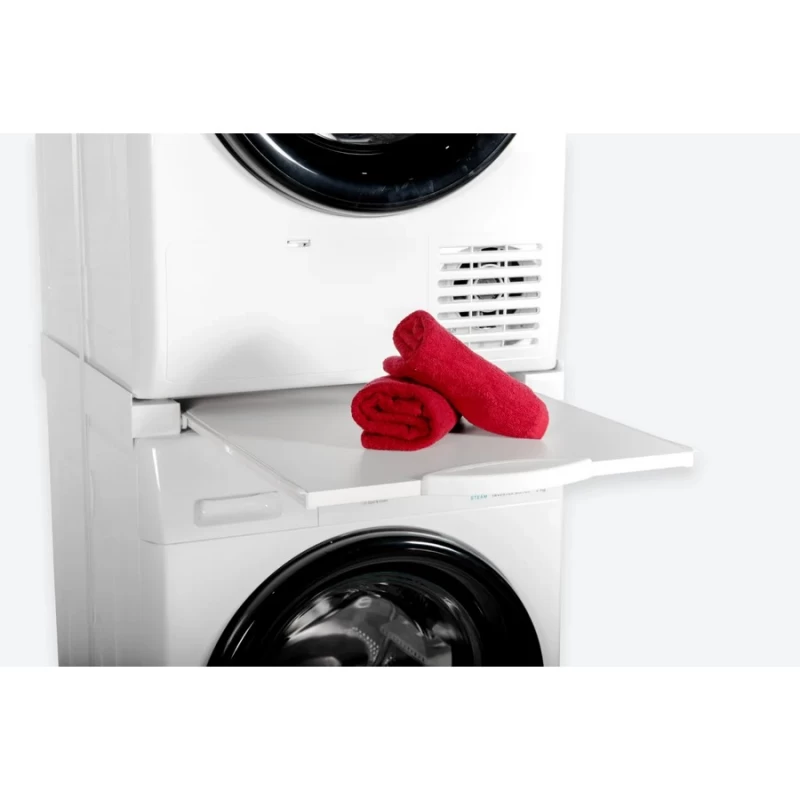 Roller 00843 Λευκή - Prime Βάση Σύνδεσης Πλυντηρίου - Στεγνωτηρίου με Συρτάρι