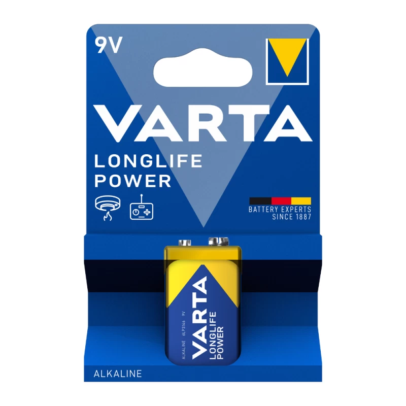 VARTA 4922 AΛΚΑΛΙΚΗ LONGLIFE POWER 9V (12687)