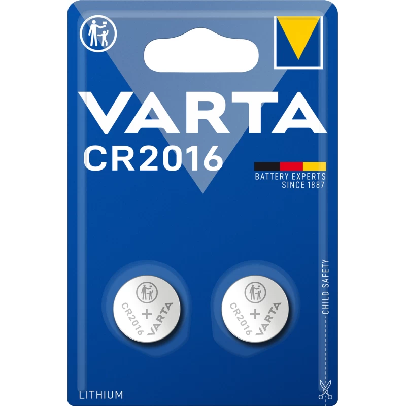 VARTA CR2016 συσκ.2  ΛΙΘΙΟΥ (127700)