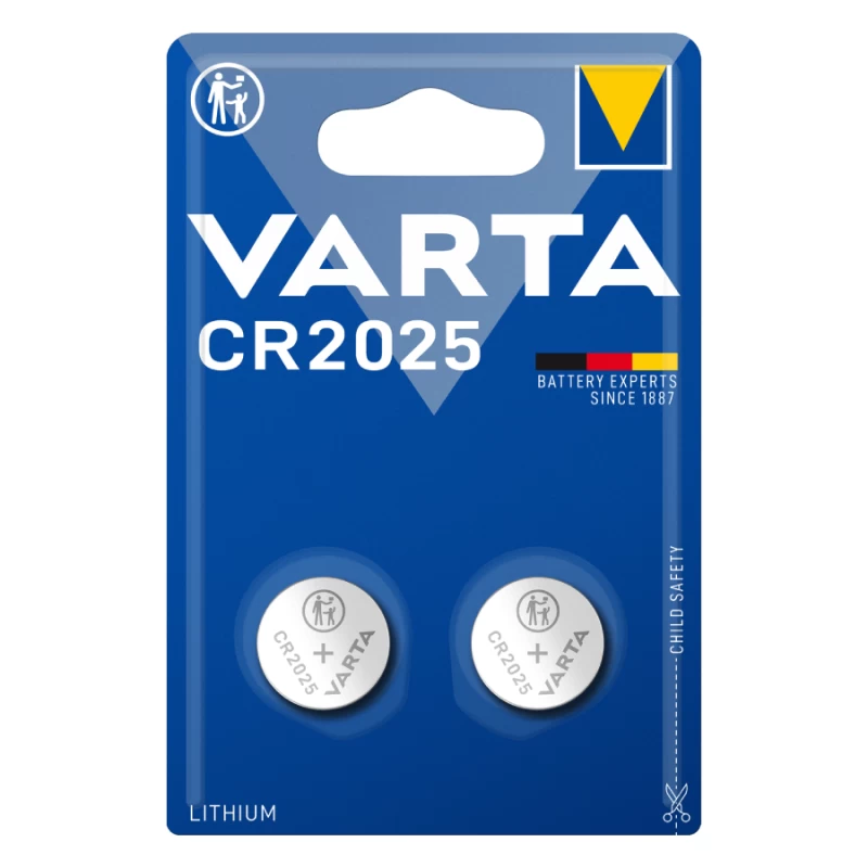 VARTA CR2025 συσκ.2 ΛΙΘΙΟΥ (127710)