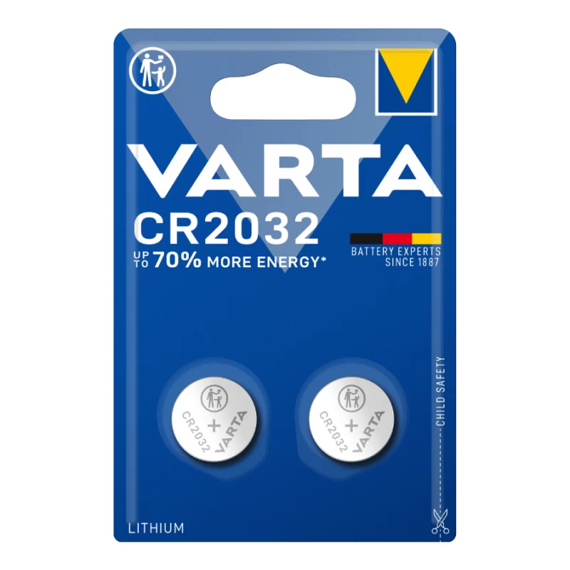 VARTA CR2032 συσκ.2 ΛΙΘΙΟΥ (127720)