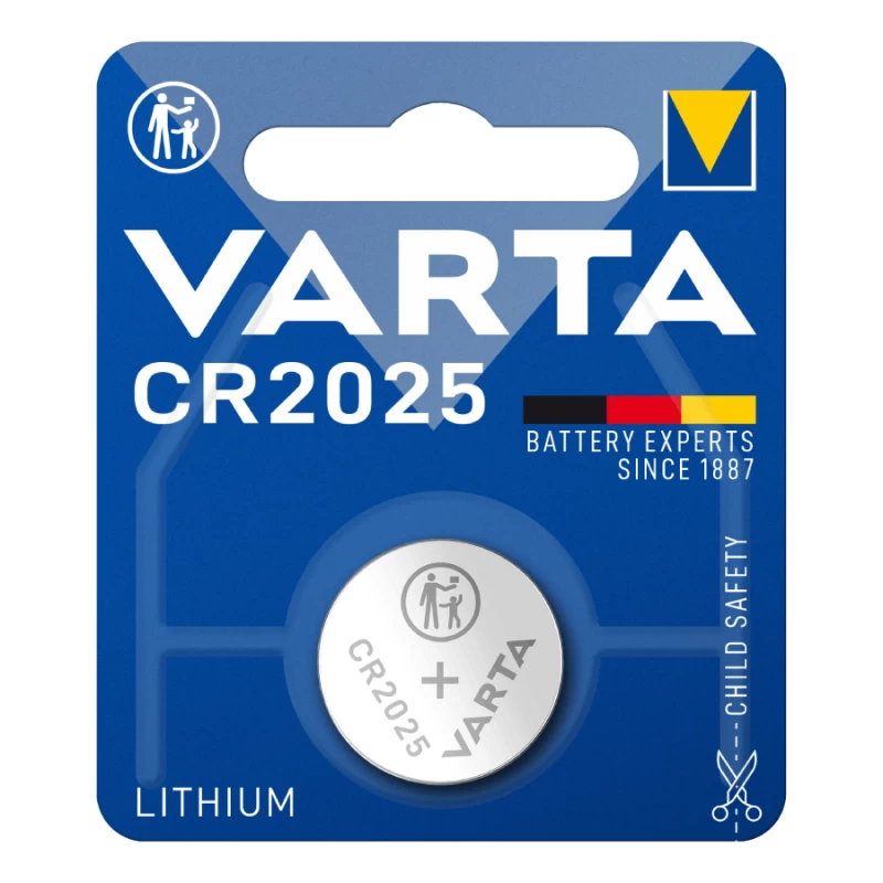 VARTA 6025101401 CR 2025 Lithium Blister 1 (127703)