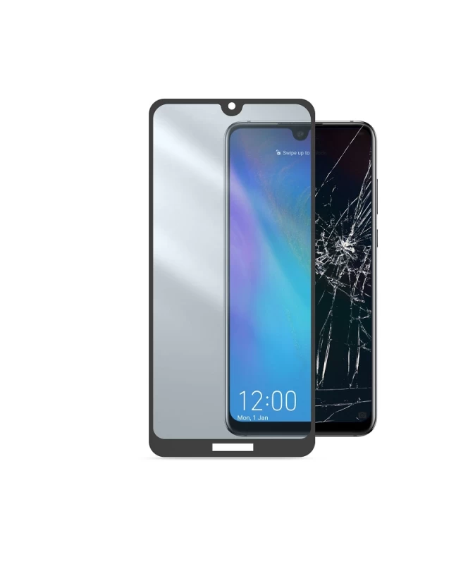 CELLULAR LINE 344138 AntiShock Γυαλί Προστασίας Οθόνης για Huawei Y7 2019 Μαύρο (49093)