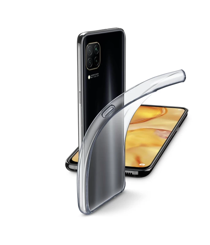 CELLULAR LINE 379550 Fine Θήκη Κινητού Fine Σιλικόνης Back Cover για Huawei P40 Lite Διαφανής (49437)