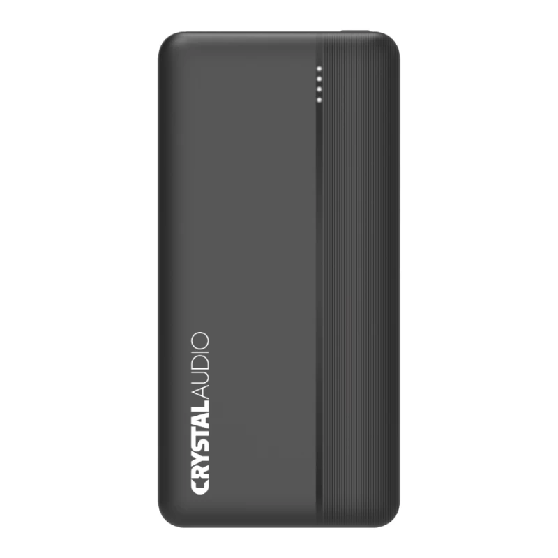 CRYSTAL AUDIO PBK4K POWER BANK 10K mAh PD DUAL BLACK (381611)
