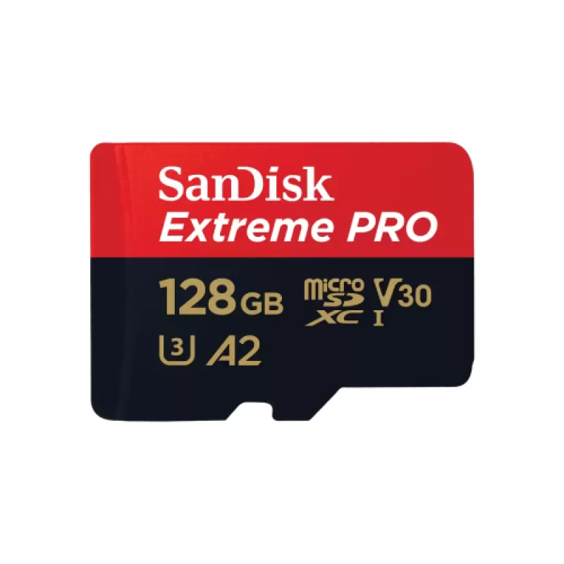 SanDisk Extreme PRO microSDXC 128GB + SD Adapter + 2 years RescuePRO Deluxe (531691)