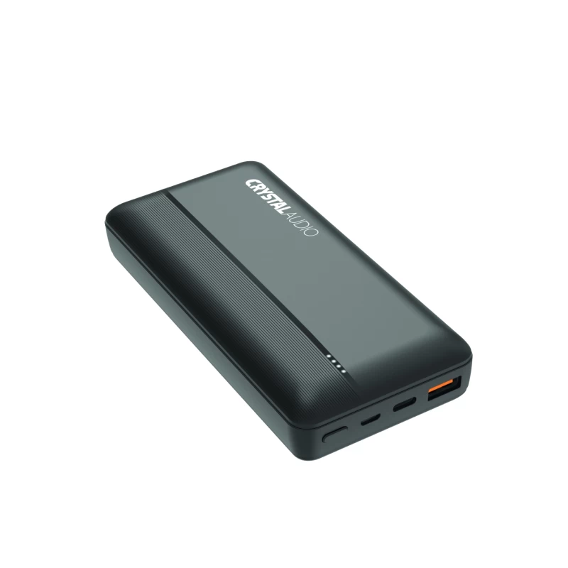 CRYSTAL AUDIO PBK5K POWER BANK 20K mAh PD DUAL BLACK (381612)