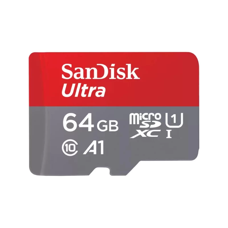 SanDisk SDSQUAB-064G-GN6MA Ultra microSDXC 64GB + SD Adapter 140MB/s  A1 Class 10 UHS-I (532615)