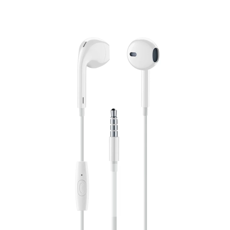 CELLULAR LINE 371448 Ενσύρματα Handsfree Capsule με βύσμα 3.5mm Λευκά (490148)