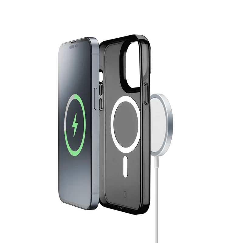 CELLULAR LINE Μαγνητική Θήκη Κινητού για Magsafe Φορτιστή iPhone 15 Pro Μαύρη (49638)
