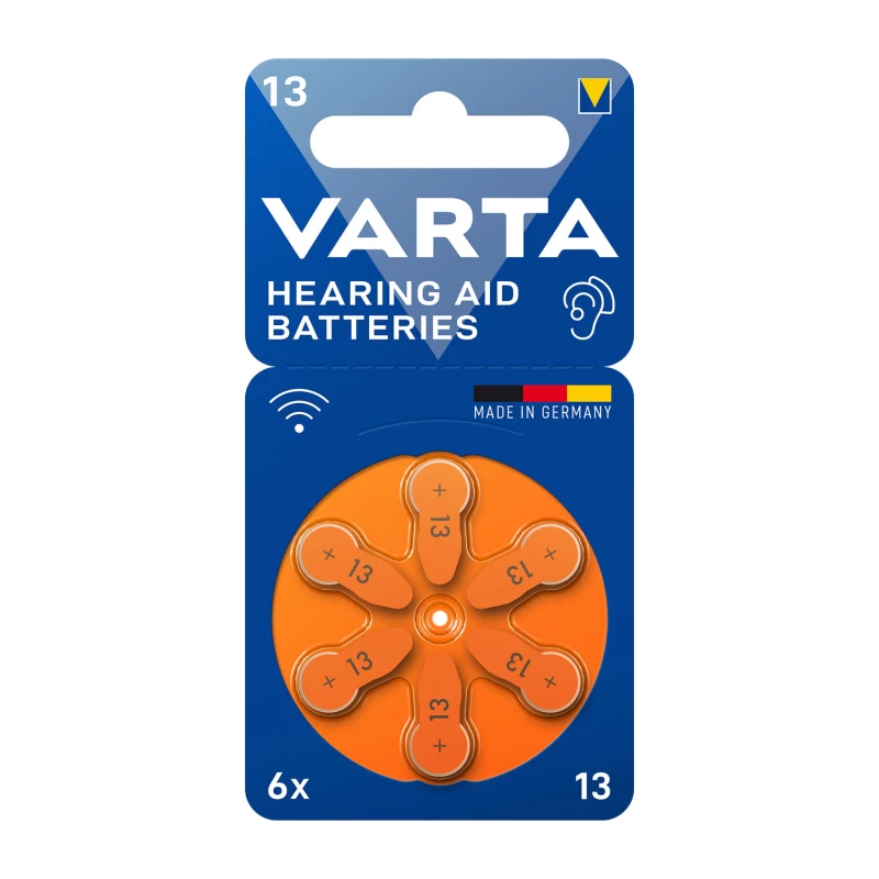 VARTA 24606 Μπαταρίες Ακουστικών Βαρηκοΐας 13 συσκ 6 (127743)