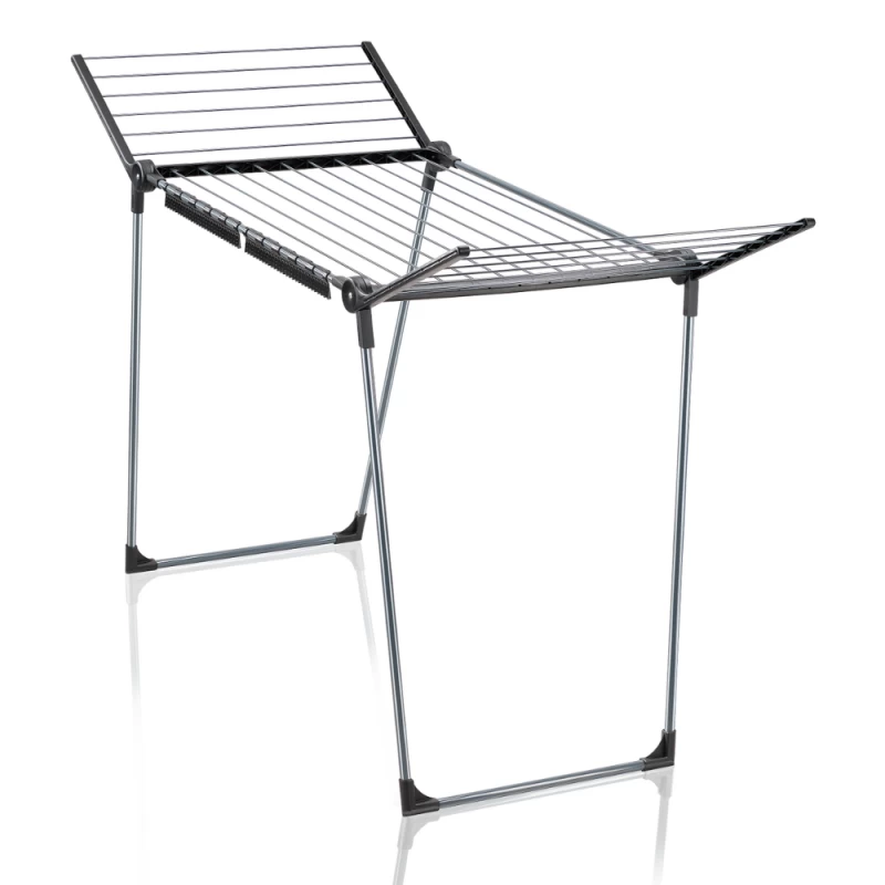 Leifheit 81589 Pegasus 180 Solid Πτυσσόμενη Απλώστρα Δαπέδου (18m) Black Diamond (82-81589)