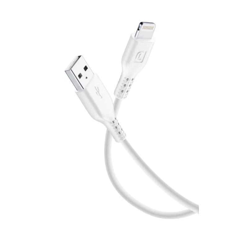 CELLULAR LINE 259593 USB Καλώδιο Συγχρονισμού και Φόρτισης Lightning για Apple (3m) Λευκό (49531)